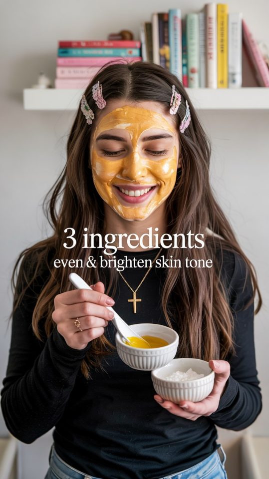 DIY 3 Ingredient Face Mask Recipe for Glowing Skin