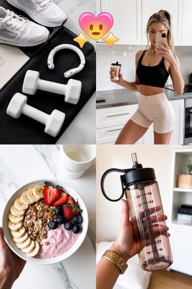 Fitness Vision Board 2024 | Healthy Aesthetic & Workout Inspo Ideas