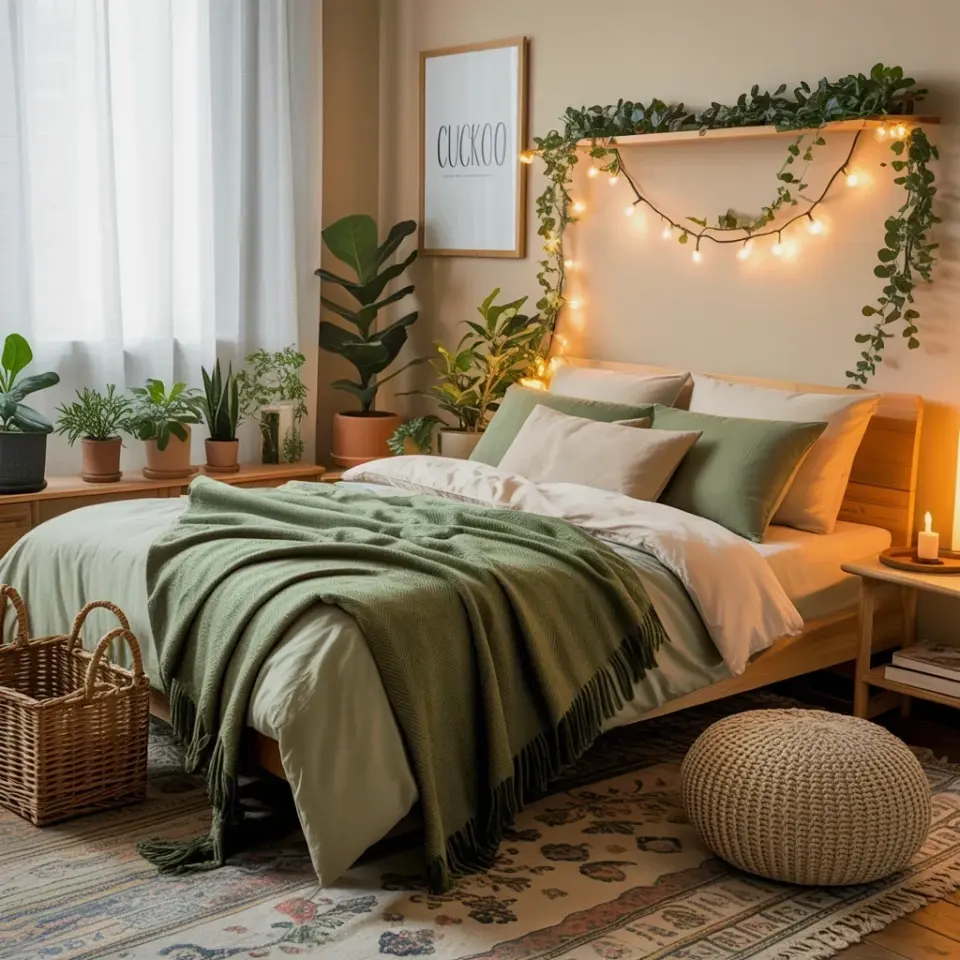 Belgian linen pillow cover before & after - spring home refresh on a budget
