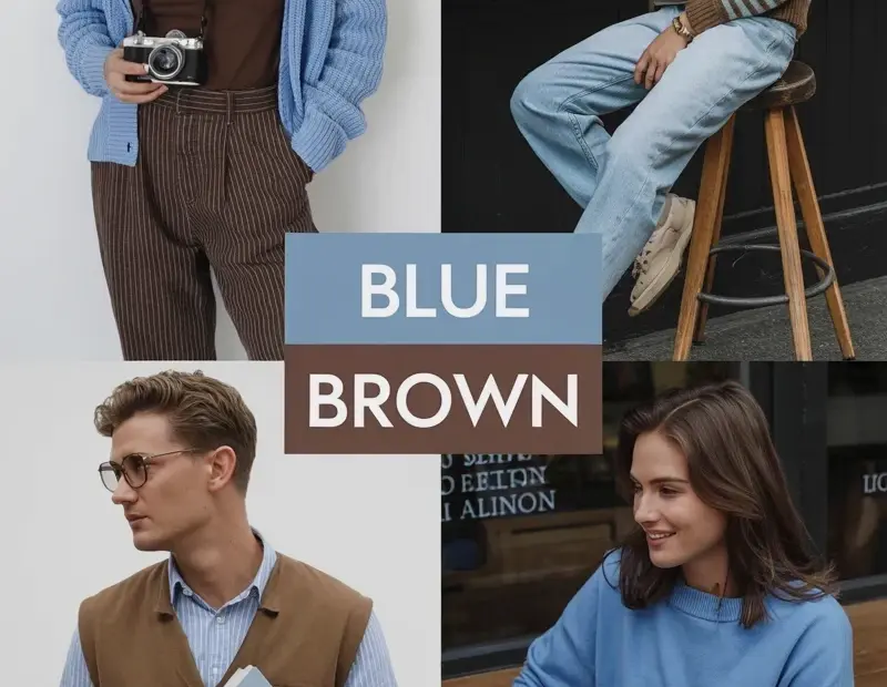 Blue and Brown Spring Outfit Ideas | Casual Style Inspiration for the Season
