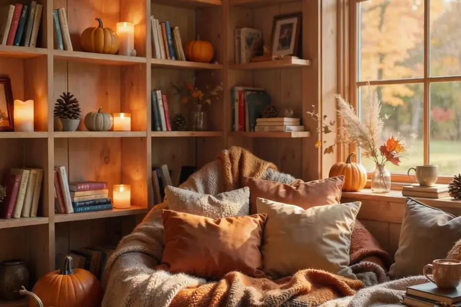 Cozy Reading Nook Mistake to Avoid This Fall | Soft Lighting for Book Lovers