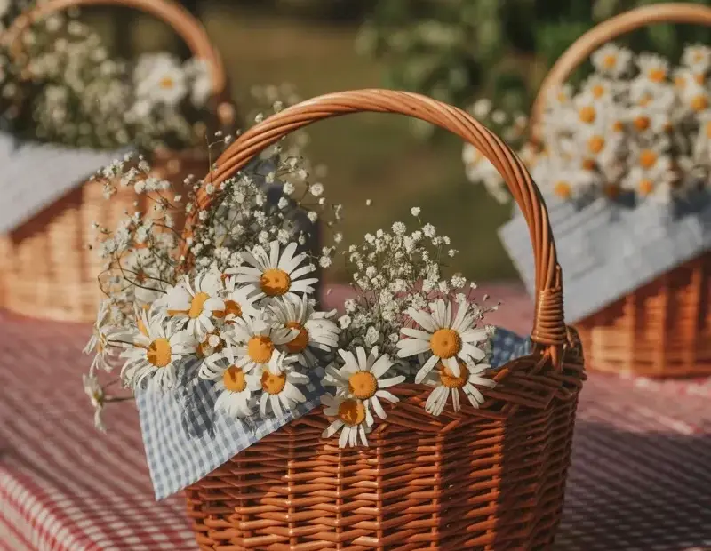 Daisy Centerpiece Mistake to Avoid | Natural Rustic Picnic Flower Arrangement